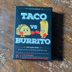 Taco vs Burrito Card Game COMPLETE like new